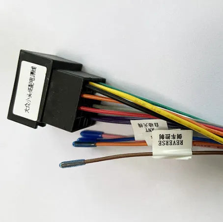 Volkswagen small head low power cord with 16-pin direct plug connector for automotive wiring harness applications