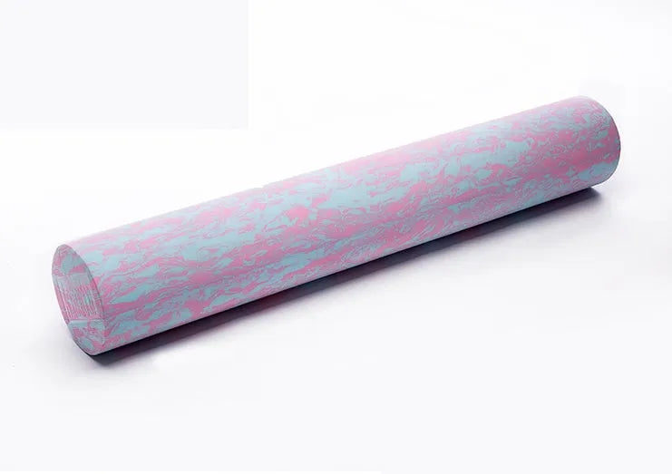 Aomardon camouflage EVA foam yoga roller for muscle massage, 45cm or 60cm, blue-green or pink-blue