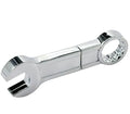 Double-headed plum blossom metal wrench USB 3.0 flash drive in white