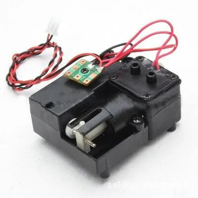 Black electronic smoke box accessory for model tanks and military diorama displays