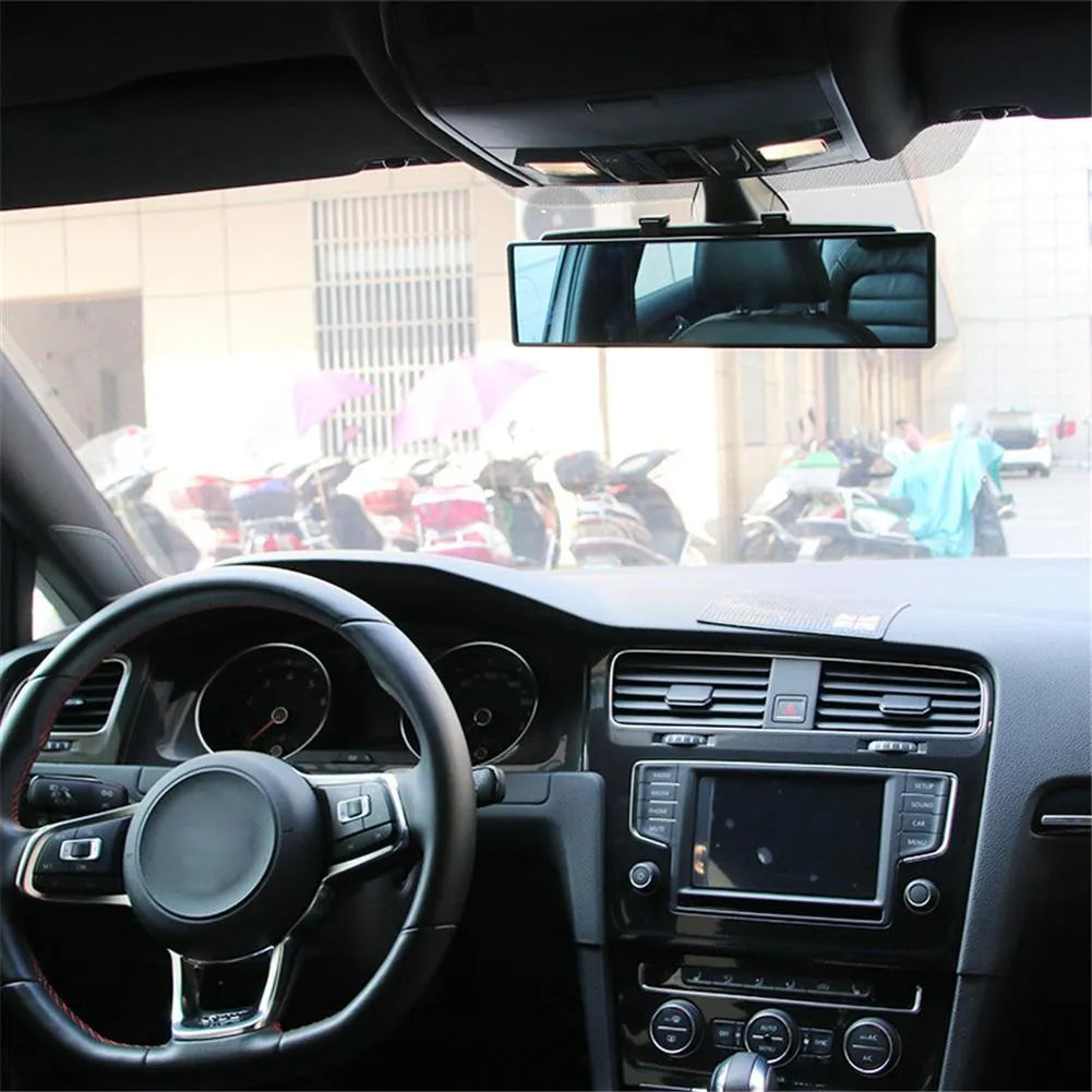 Car HD rearview mirror with anti-glare surface, 280mm curved design