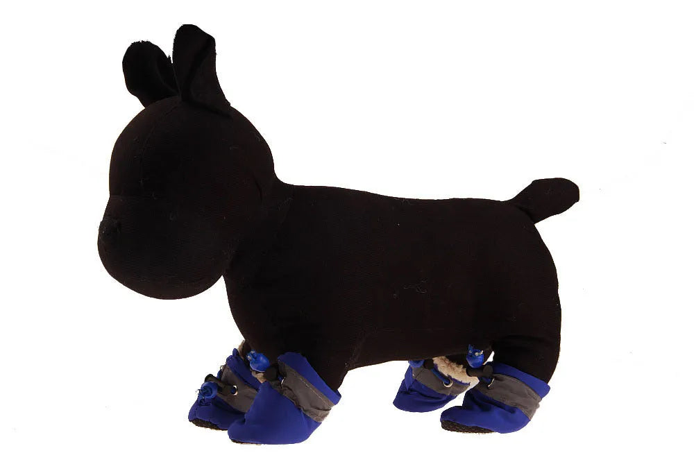 Dog shoes with anti-slip sole, black colour, size 1-7 for small to medium dogs paw protection