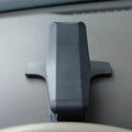 Rotary dashboard car phone holder in black with non-slip silicone clip for smartphones up to 6.5 inches