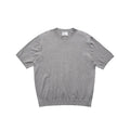 Fanio short-sleeved velvet T-shirt in black, milky white, or grey colour, showing front design and fabric texture.