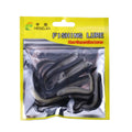 Pack of ten fishing loach soft baits plastic two-colour soft fish lures