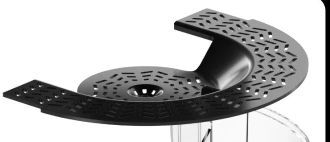 Black and white electric fly catcher with removable fly cage for indoor pest control