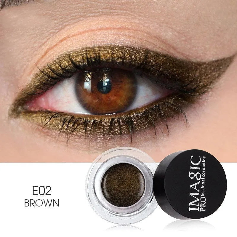 Three brush pen eyeliners in colours E01, E02, and E03 for big eye makeup definition