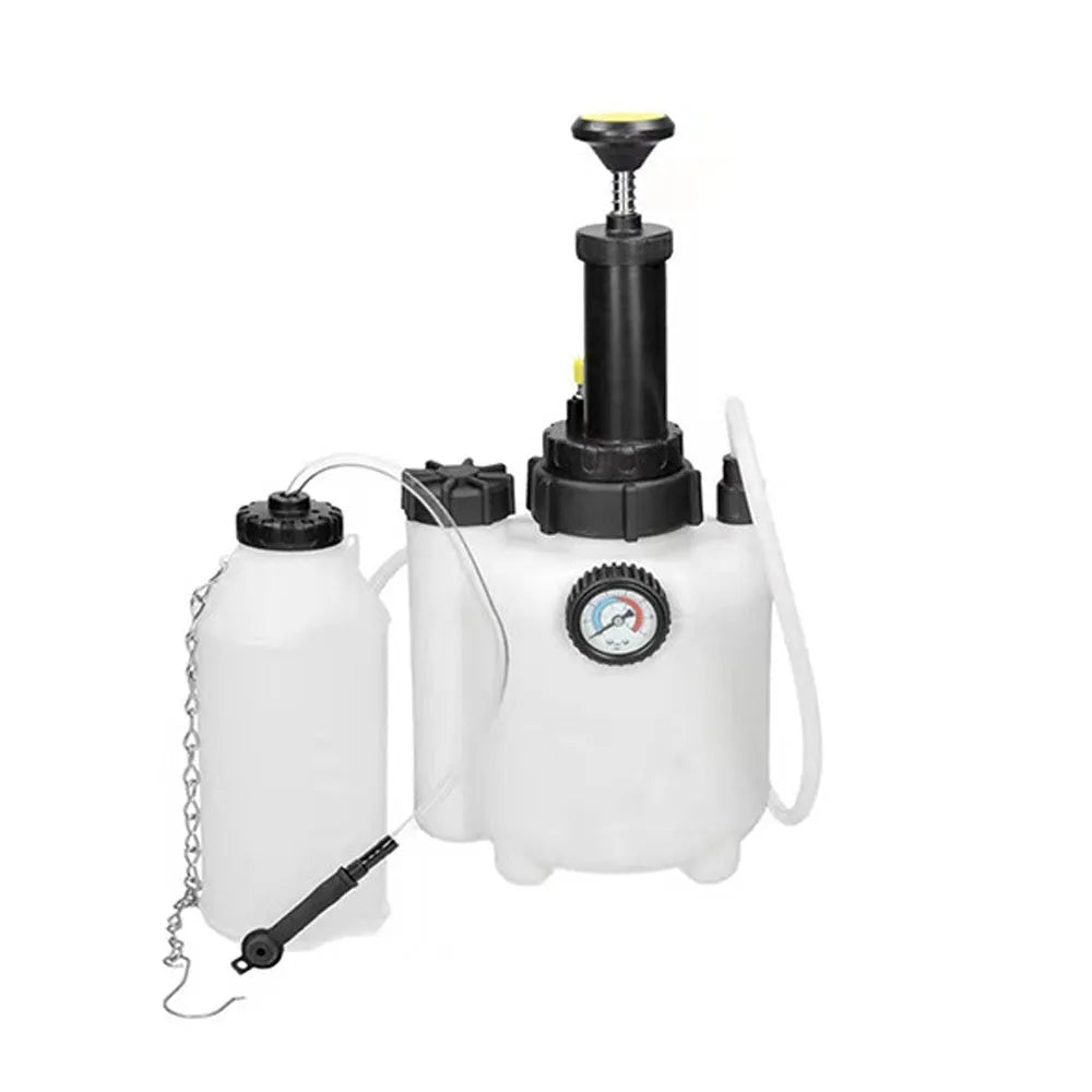 White 3-litre brake fluid tank tool for automotive brake system maintenance.