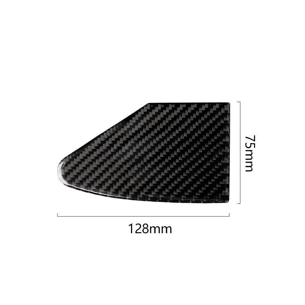 Carbon fibre decorative sticker for laptop USB charging port panel with 3M adhesive backing