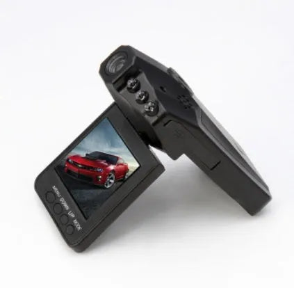 H198 HD six-light infrared night vision car dashboard camera DVR with aircraft nose design.