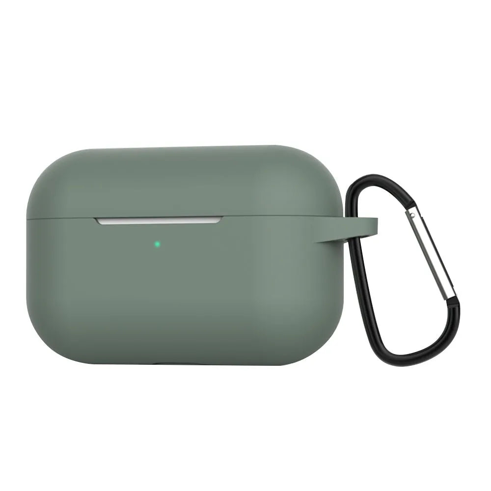 Blue silicone wallet-style protective case for Apple AirPods Pro headphones