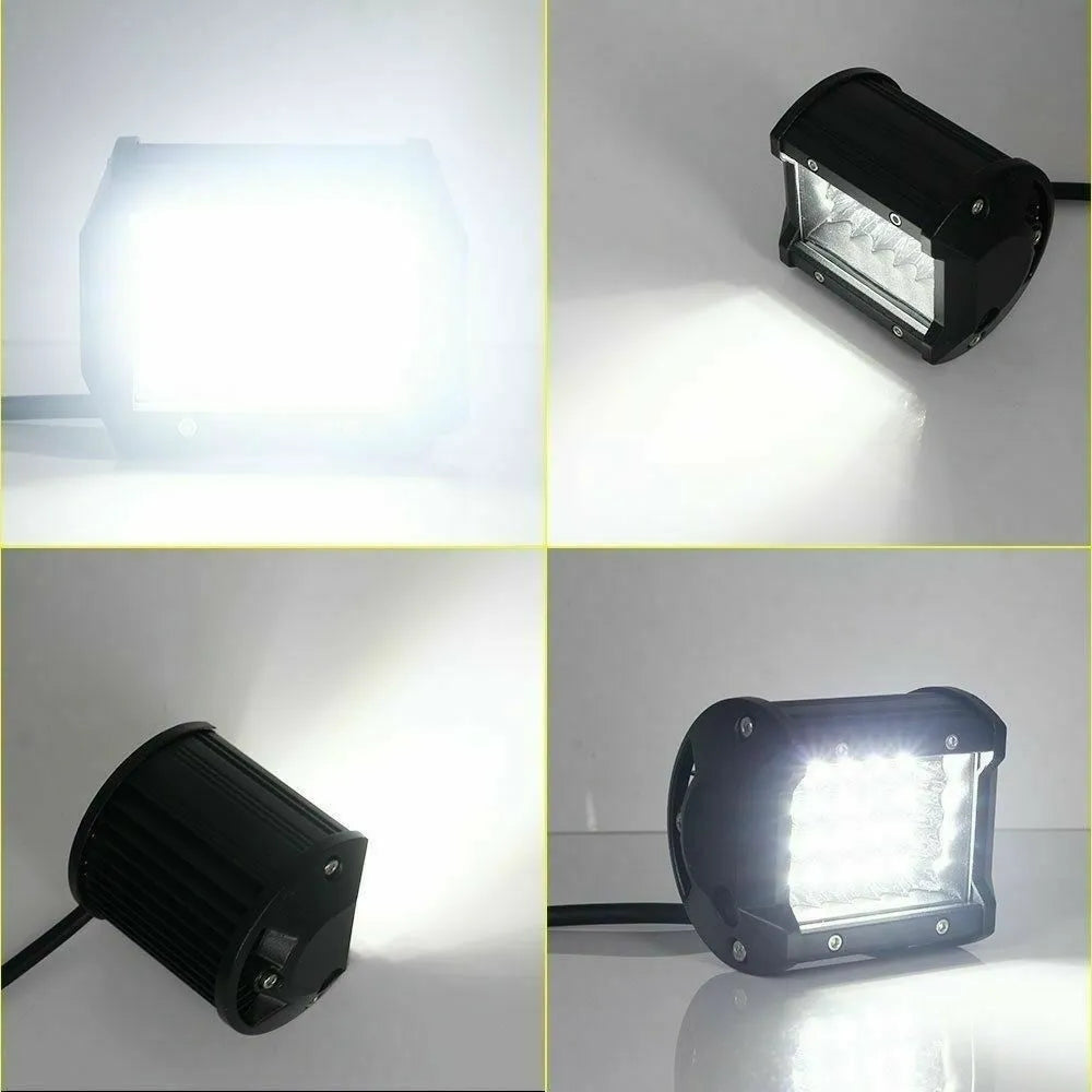 200W black LED work light bar with aviation aluminium housing for off-road roof mounting
