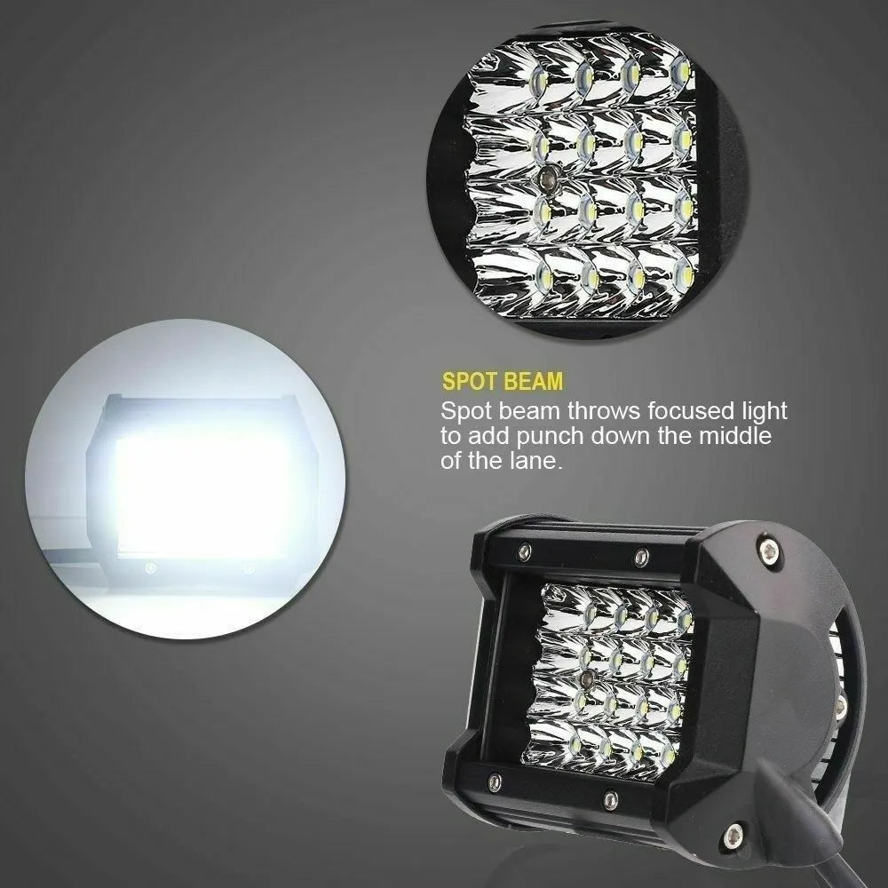 200W black LED work light bar with aviation aluminium housing for off-road roof mounting