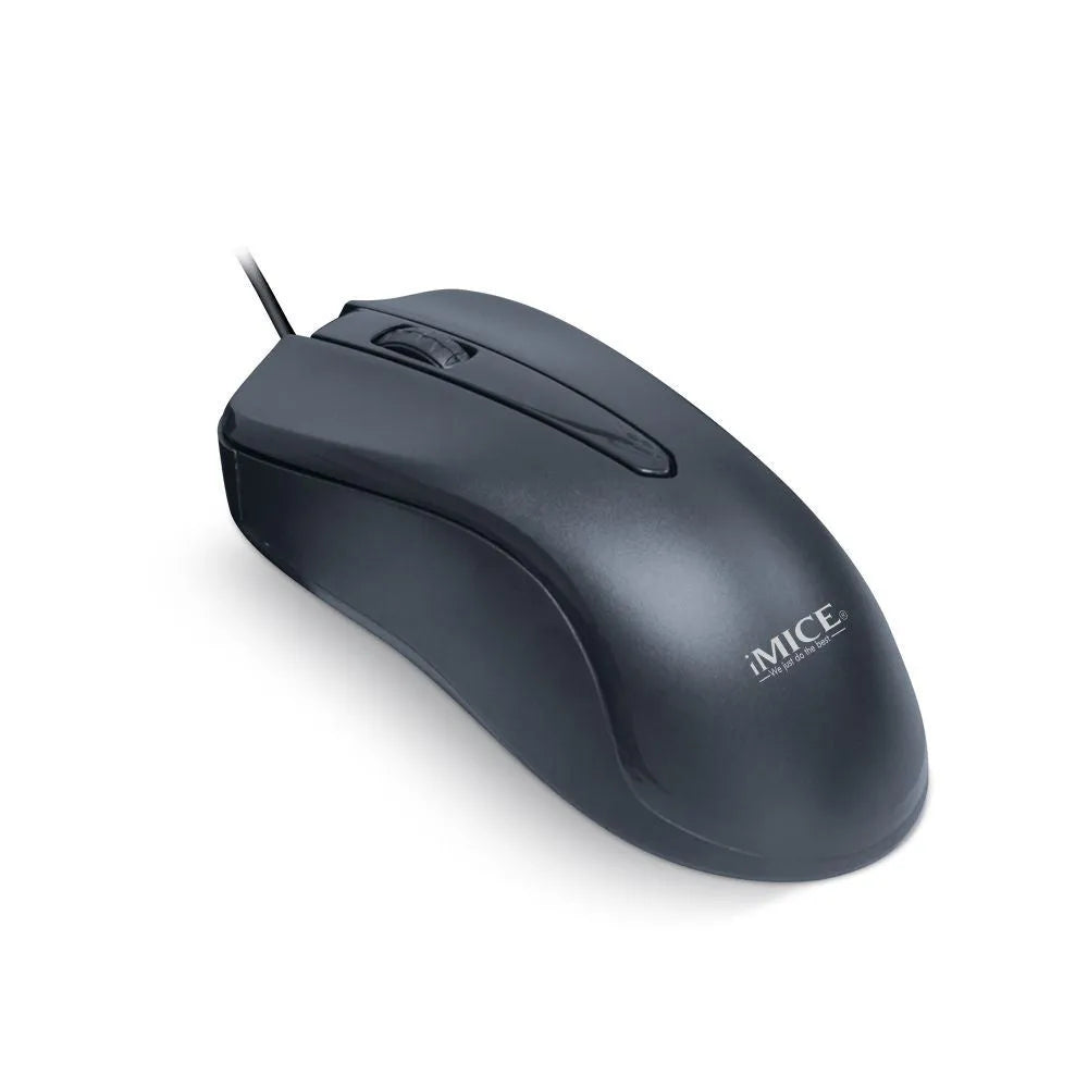Black KM-520 wired keyboard and mouse set showing 104-key keyboard and optical mouse with USB cables