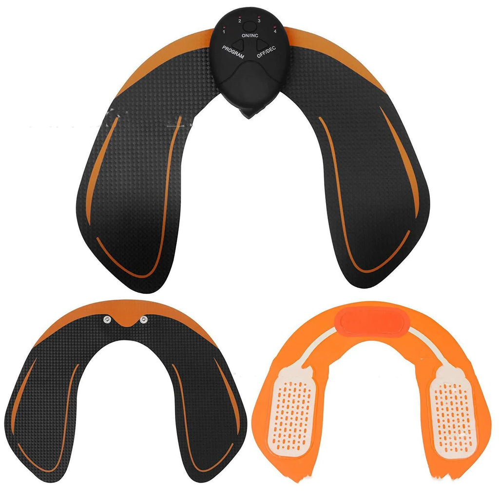 Fitness Buttocks Lifting Toner Slimming Massager, black, environmental protection ABS, battery-powered fat exploding machine