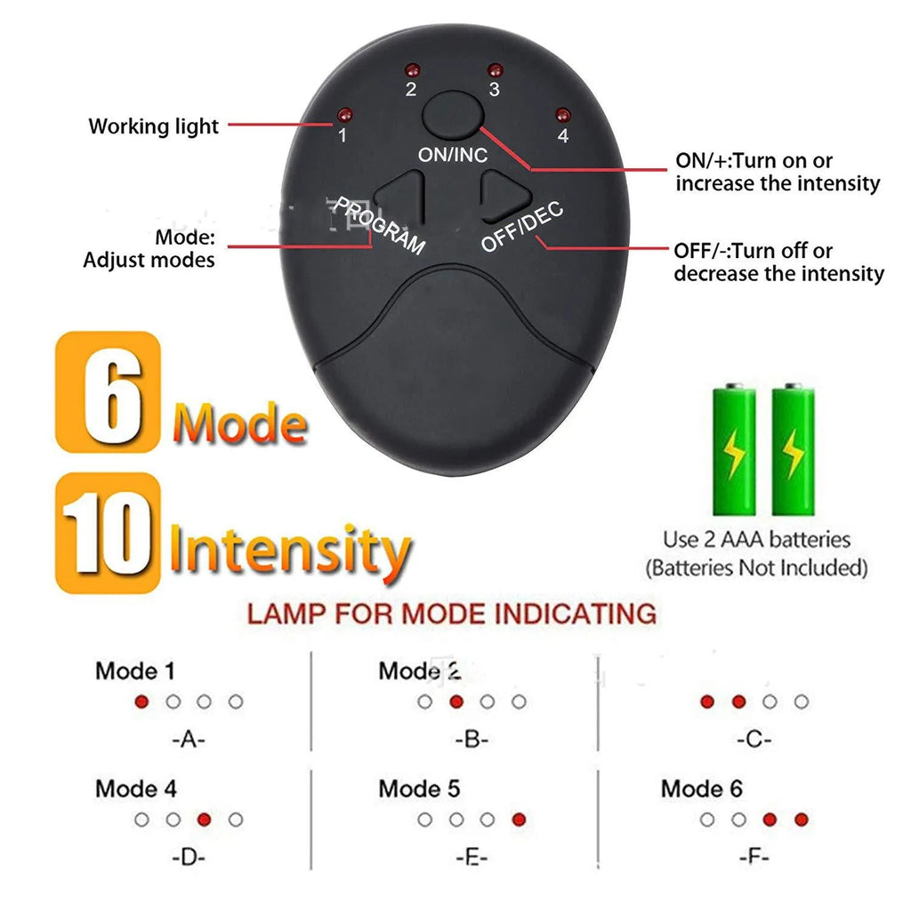 Fitness Buttocks Lifting Toner Slimming Massager, black, environmental protection ABS, battery-powered fat exploding machine