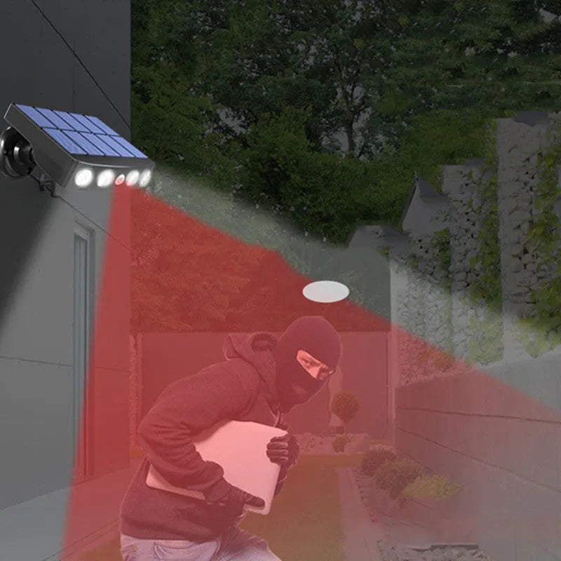 Outdoor security wall lamp with motion sensor for garden villa protection