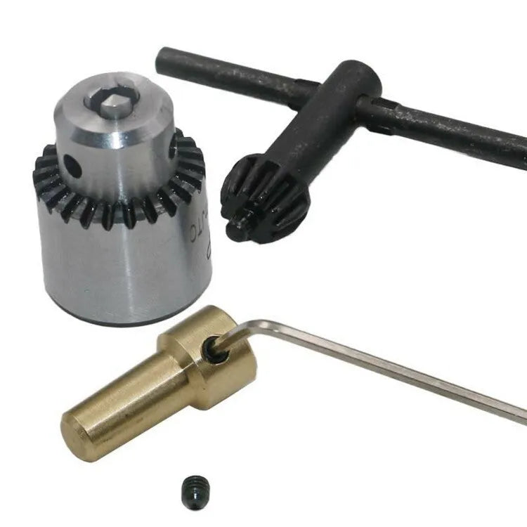 Four-piece hard alloy drill chuck set with 3.17mm tail hole for electric drills