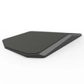 Creative Game Office Three-Dimensional Geometric Mouse Pad Black 35.8x21x2.8cm Honeycomb Support