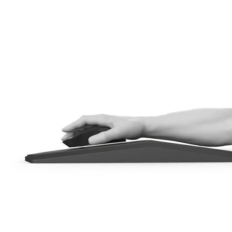 Creative Game Office Three-Dimensional Geometric Mouse Pad Black 35.8x21x2.8cm Honeycomb Support