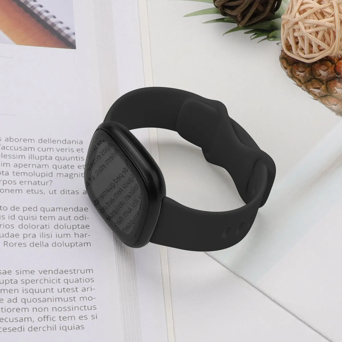TPU silicone replacement strap for Fitbit Versa 3 smart watch in multiple colours