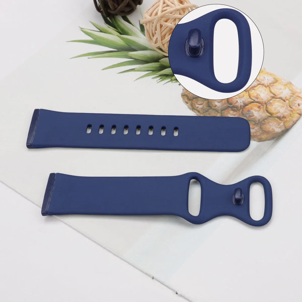 TPU silicone replacement strap for Fitbit Versa 3 smart watch in multiple colours