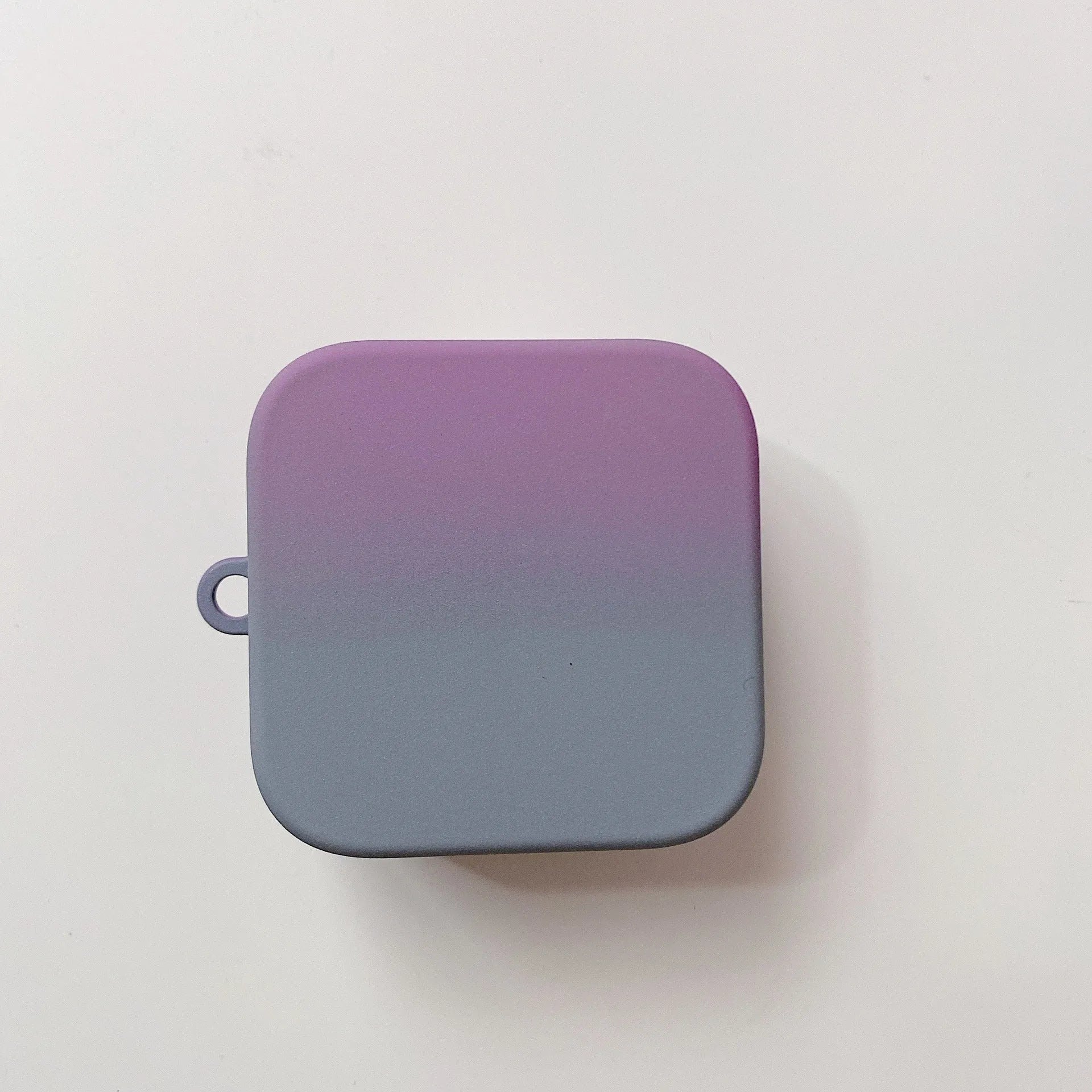 Hard shell PC anti-drop case for Xiaomi Air2 SE, two-colour gradient pink purple with metal hook