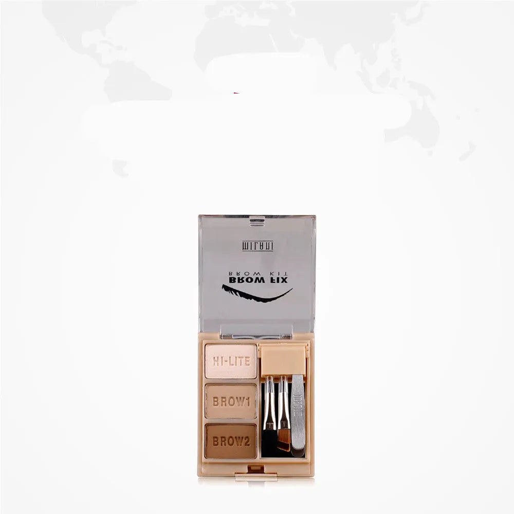 Liquid waterproof eyebrow pencil in dark brown with high gloss and natural contour finish
