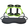 Revoflex Xtreme pink ab wheel with 12cm diameter and PP/ABS plastic frame on floor