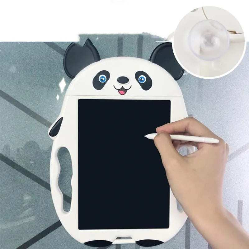 Panda-style LCD electronic drawing board with a reusable screen and clear button.