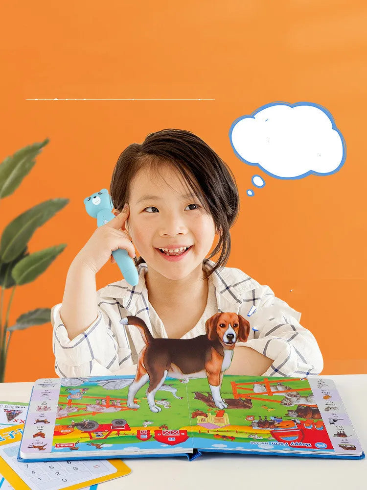 Little Oxford bilingual reading pen and story machine for children with sound and light features