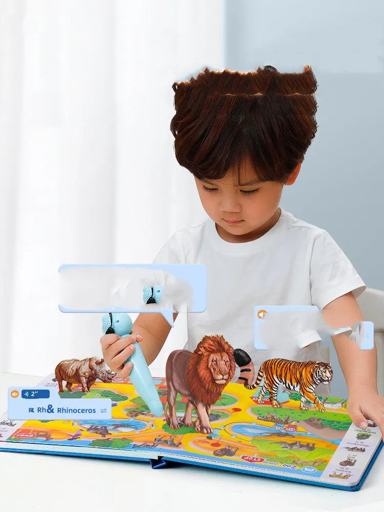 Little Oxford bilingual reading pen and story machine for children with sound and light features