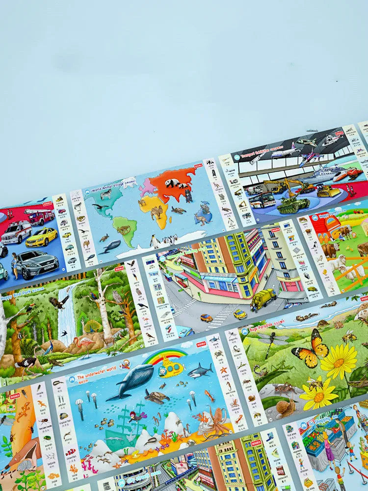 Little Oxford bilingual reading pen and story machine for children with sound and light features