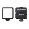 Mini LED photography light built-in lithium battery 5500K adjustable brightness black