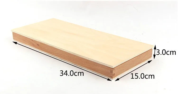 Wooden Montessori educational toy for toddlers and preschoolers aged 2 to 7 years.