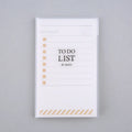 Yellow, green, and purple frosted PP cover notebooks showing 13 by 8 cm size and tearable pages.