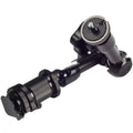 Black 7-inch metal magic friction articulating arm for DSLR camera with hot shoe mount