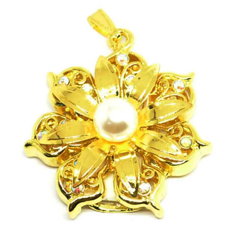 Diamond-studded metal rose flower crystal USB flash drive with metal shell in blue colour option