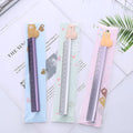 15 cm aluminium ruler with alpaca design and printed measuring scale