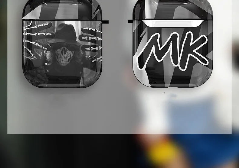 Custom anime design protective case for Apple AirPods 1 and 2 generation with AirPods Pro compatibility options