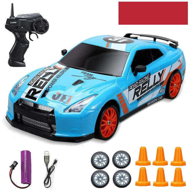Huangbo 4WD RC drift car with wireless remote control in various colour options