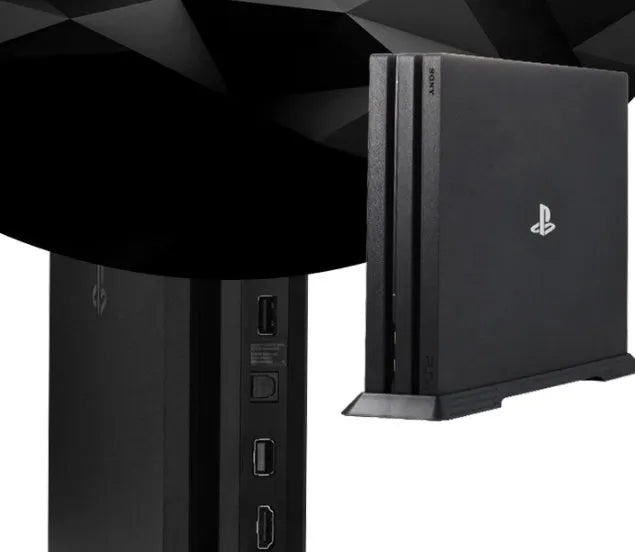 PS4 Pro upright bracket black 37cm x 9cm x 2.5cm for vertical console placement