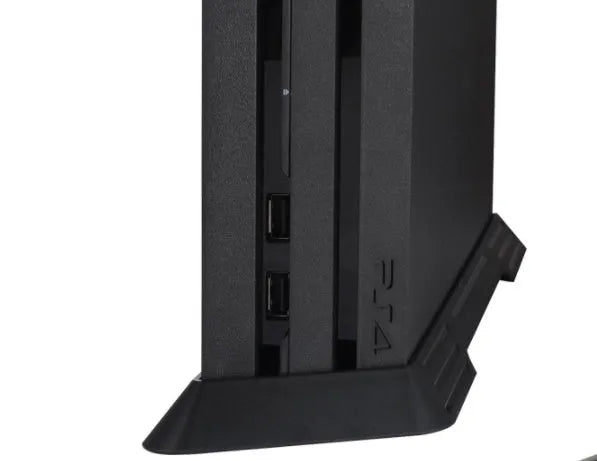 PS4 Pro upright bracket black 37cm x 9cm x 2.5cm for vertical console placement