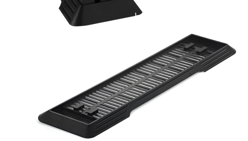 PS4 Pro upright bracket black 37cm x 9cm x 2.5cm for vertical console placement
