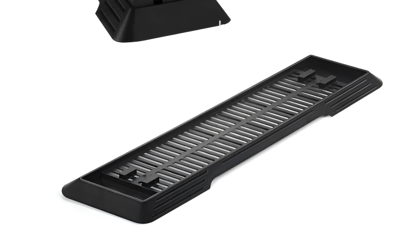 PS4 Pro upright bracket black 37cm x 9cm x 2.5cm for vertical console placement
