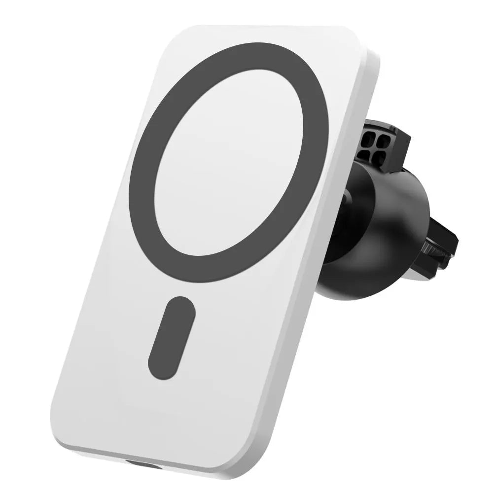 N16 Magnetic Wireless Charger compatible with Apple iPhone with indicator light in black