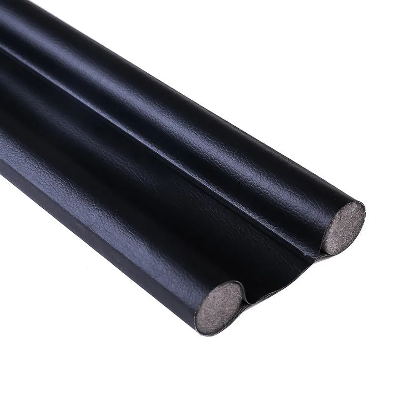 96cm flexible door bottom sealing strip in black for draft and noise protection