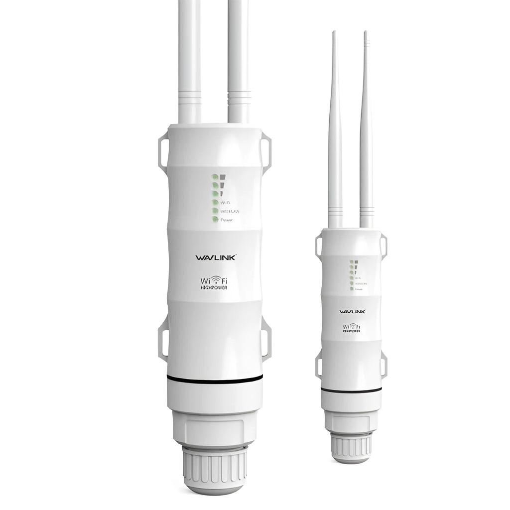 AC600 white outdoor wireless access point rangefinder with detachable antenna