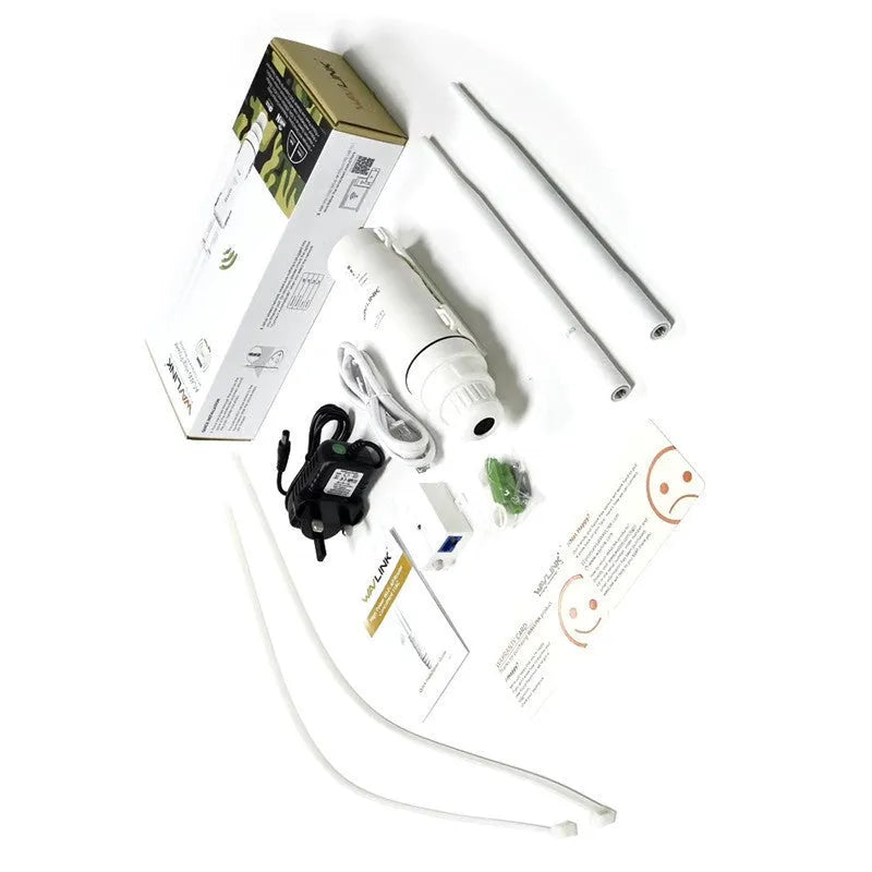 AC600 white outdoor wireless access point rangefinder with detachable antenna