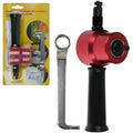 Double-head metal sheet cutter in red with insert card, 460g, max cutting capacity 3mm, 12mm min radius